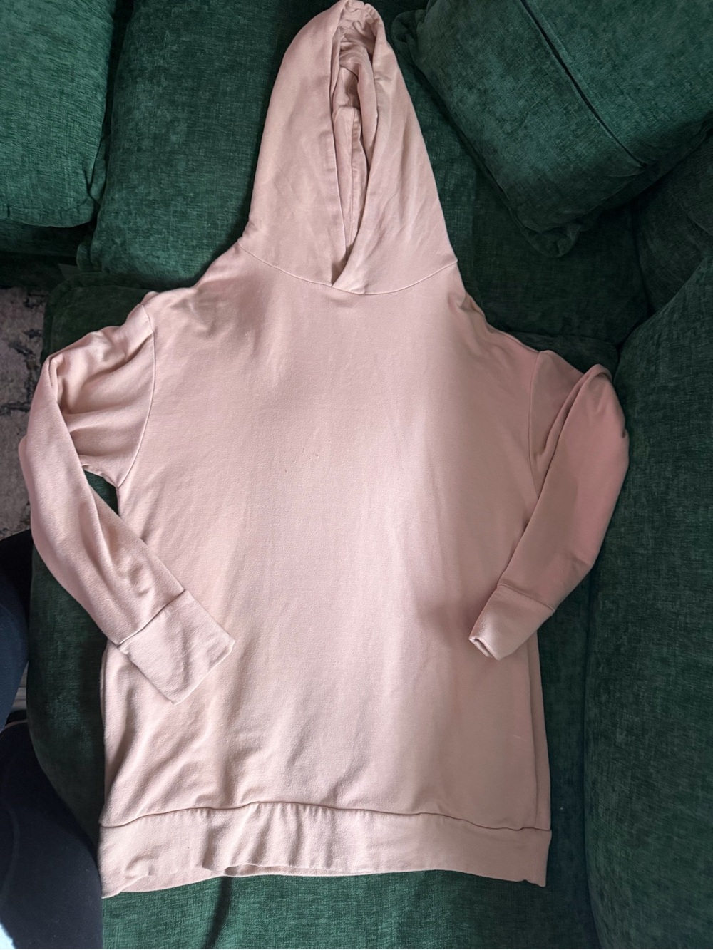 Women's Lightweight Hoodie Sweatshirt - Blush Pink